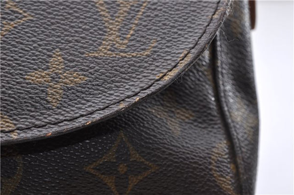 Auth Louis Vuitton Monogram Saint Cloud GM Shoulder Cross Bag M51242 LV 4646D