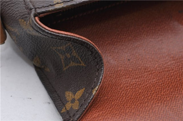 Auth Louis Vuitton Monogram Saint Cloud GM Shoulder Cross Bag M51242 LV 4646D