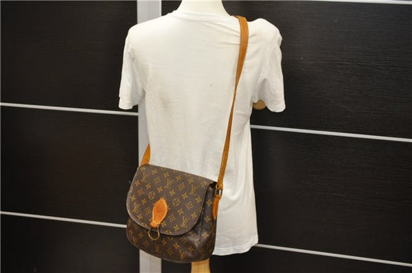 Auth Louis Vuitton Monogram Saint Cloud GM Shoulder Cross Bag M51242 LV 4646D
