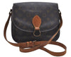 Auth Louis Vuitton Monogram Saint Cloud GM Shoulder Cross Bag M51242 LV 4647D