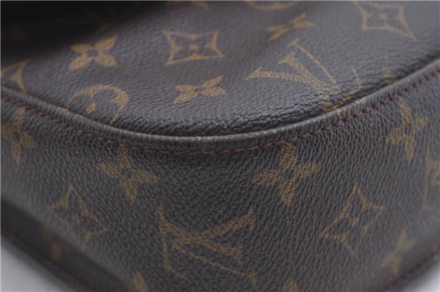 Auth Louis Vuitton Monogram Saint Cloud GM Shoulder Cross Bag M51242 LV 4647D