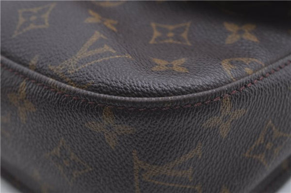 Auth Louis Vuitton Monogram Saint Cloud GM Shoulder Cross Bag M51242 LV 4647D