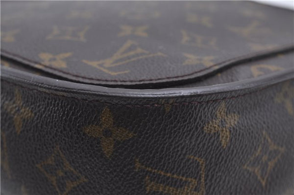 Auth Louis Vuitton Monogram Saint Cloud GM Shoulder Cross Bag M51242 LV 4647D