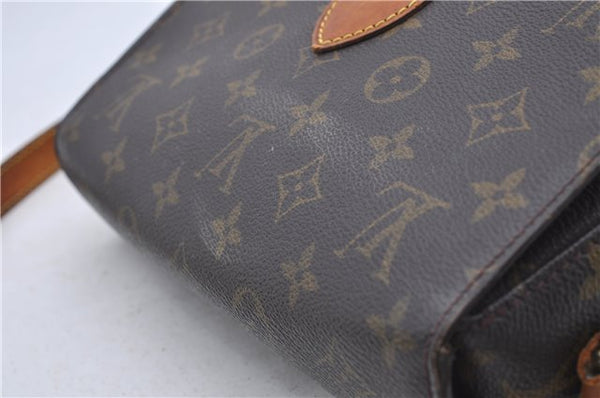 Auth Louis Vuitton Monogram Saint Cloud GM Shoulder Cross Bag M51242 LV 4647D