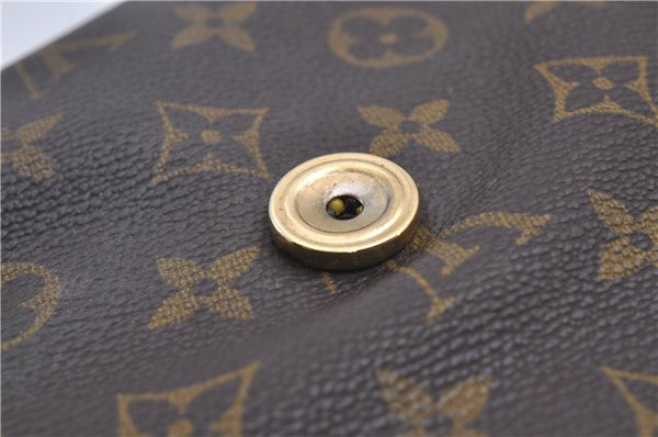 Auth Louis Vuitton Monogram Saint Cloud GM Shoulder Cross Bag M51242 LV 4647D