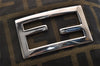 Authentic FENDI Vintage Zucca Shoulder Hand Bag Purse Nylon Leather Brown 4647I