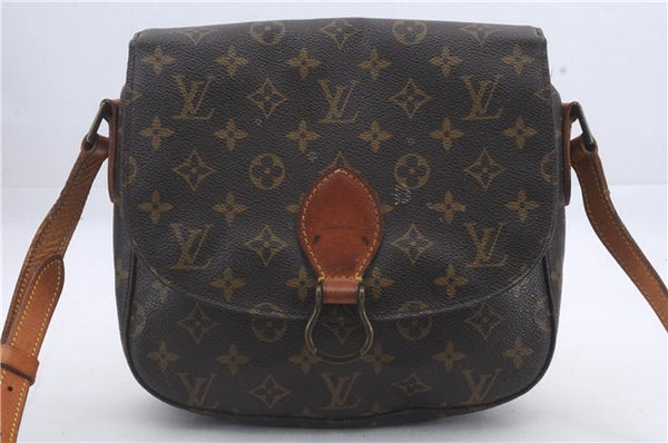 Auth Louis Vuitton Monogram Saint Cloud GM Shoulder Cross Bag M51242 LV 4648D