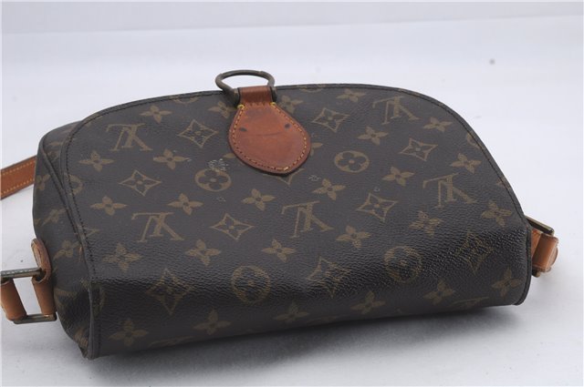 Auth Louis Vuitton Monogram Saint Cloud GM Shoulder Cross Bag M51242 LV 4648D