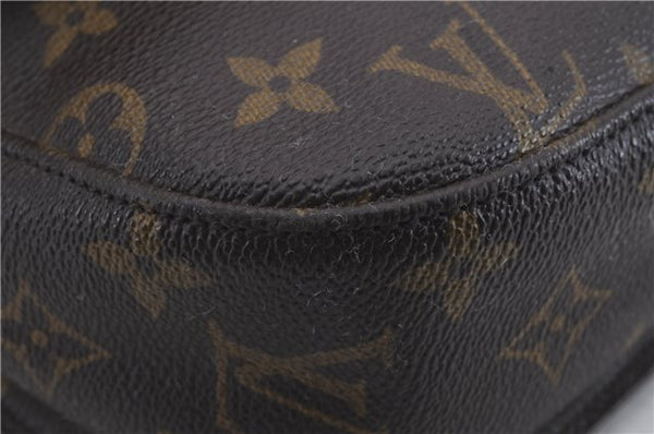 Auth Louis Vuitton Monogram Saint Cloud GM Shoulder Cross Bag M51242 LV 4648D