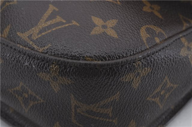 Auth Louis Vuitton Monogram Saint Cloud GM Shoulder Cross Bag M51242 LV 4648D