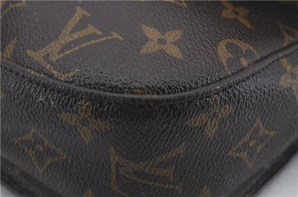 Auth Louis Vuitton Monogram Saint Cloud GM Shoulder Cross Bag M51242 LV 4648D