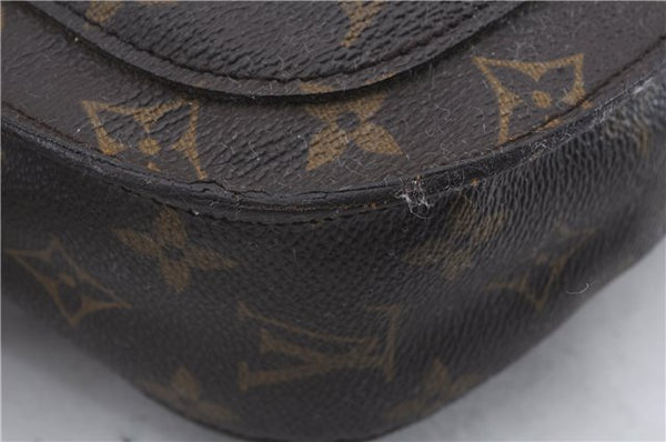 Auth Louis Vuitton Monogram Saint Cloud GM Shoulder Cross Bag M51242 LV 4648D