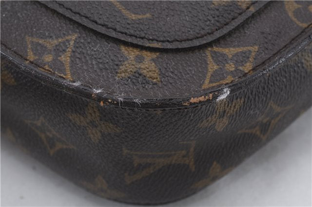 Auth Louis Vuitton Monogram Saint Cloud GM Shoulder Cross Bag M51242 LV 4648D