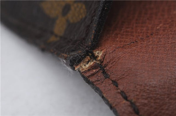 Auth Louis Vuitton Monogram Saint Cloud GM Shoulder Cross Bag M51242 LV 4648D