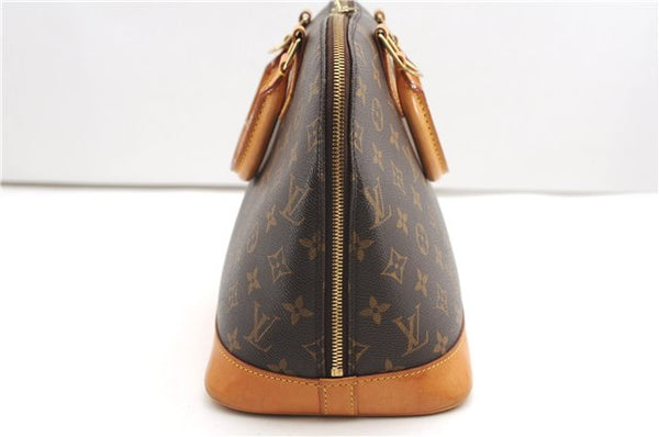 Authentic Louis Vuitton Monogram Alma Hand Bag Purse M51130 LV 4649F