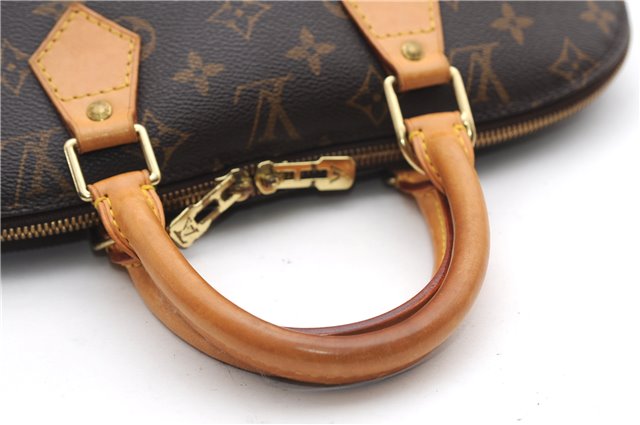 Authentic Louis Vuitton Monogram Alma Hand Bag Purse M51130 LV 4649F