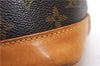 Authentic Louis Vuitton Monogram Alma Hand Bag Purse M51130 LV 4649F