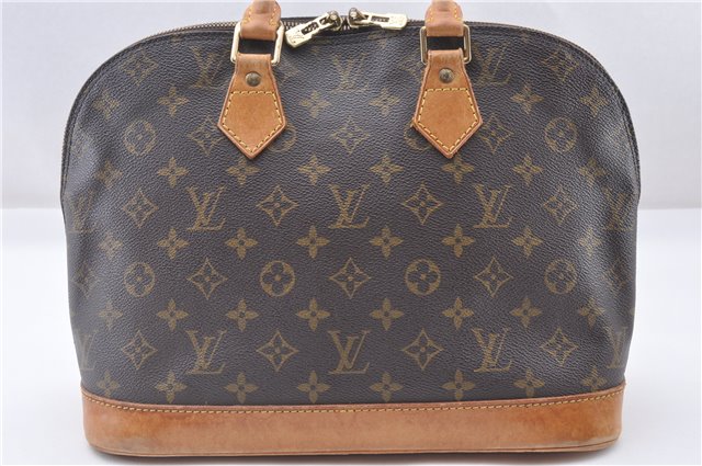 Authentic Louis Vuitton Monogram Alma Hand Bag Purse M51130 LV 4650F