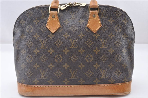 Authentic Louis Vuitton Monogram Alma Hand Bag Purse M51130 LV 4650F