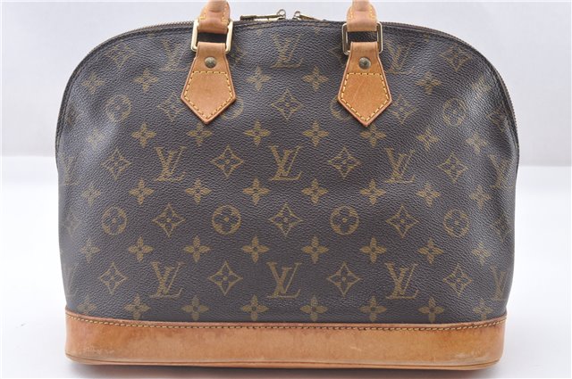 Authentic Louis Vuitton Monogram Alma Hand Bag Purse M51130 LV 4650F