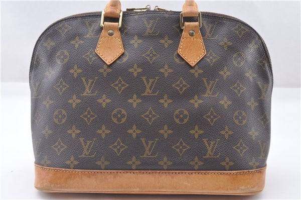 Authentic Louis Vuitton Monogram Alma Hand Bag Purse M51130 LV 4650F