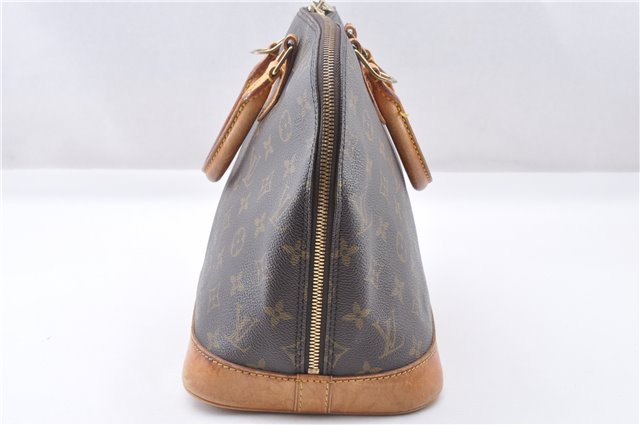 Authentic Louis Vuitton Monogram Alma Hand Bag Purse M51130 LV 4650F
