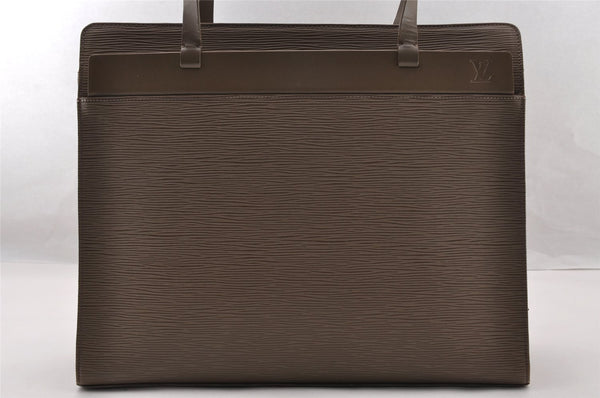 Authentic Louis Vuitton Epi Croisette GM Shoulder Hand Bag Gray M5250B LV 4651I