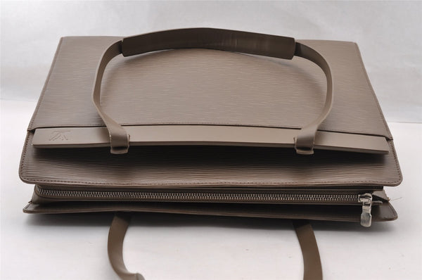 Authentic Louis Vuitton Epi Croisette GM Shoulder Hand Bag Gray M5250B LV 4651I