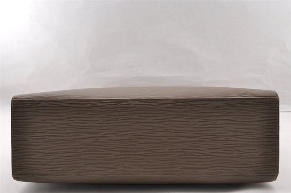 Authentic Louis Vuitton Epi Croisette GM Shoulder Hand Bag Gray M5250B LV 4651I