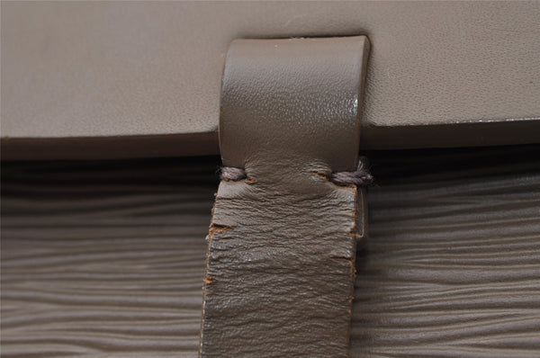 Authentic Louis Vuitton Epi Croisette GM Shoulder Hand Bag Gray M5250B LV 4651I