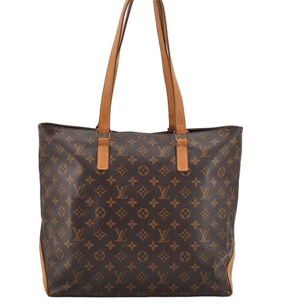 Authentic Louis Vuitton Monogram Cabas Mezzo Shoulder Tote Bag M51151 LV 4652I