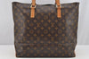 Authentic Louis Vuitton Monogram Cabas Mezzo Shoulder Tote Bag M51151 LV 4652I