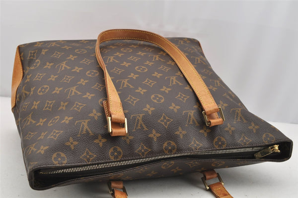 Authentic Louis Vuitton Monogram Cabas Mezzo Shoulder Tote Bag M51151 LV 4652I