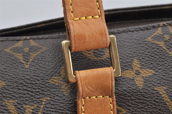 Authentic Louis Vuitton Monogram Cabas Mezzo Shoulder Tote Bag M51151 LV 4652I