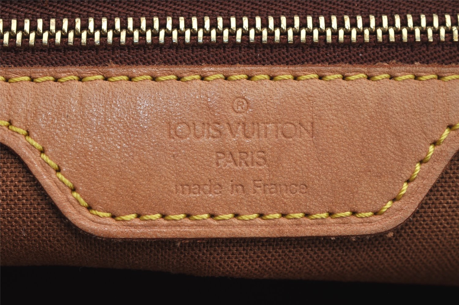 Authentic Louis Vuitton Monogram Cabas Mezzo Shoulder Tote Bag M51151 LV 4652I