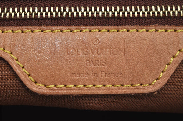 Authentic Louis Vuitton Monogram Cabas Mezzo Shoulder Tote Bag M51151 LV 4652I