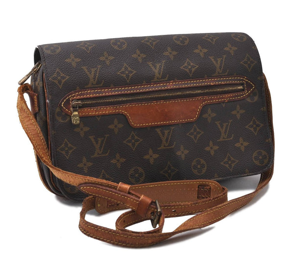 Auth Louis Vuitton Monogram Saint Germain Shoulder Cross Bag M51207 LV 4653D