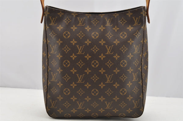 Authentic Louis Vuitton Monogram Looping GM Shoulder Bag M51145 LV 4653I