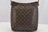 Authentic Louis Vuitton Monogram Looping GM Shoulder Bag M51145 LV 4653I