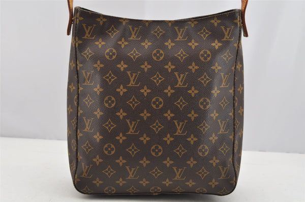 Authentic Louis Vuitton Monogram Looping GM Shoulder Bag M51145 LV 4653I