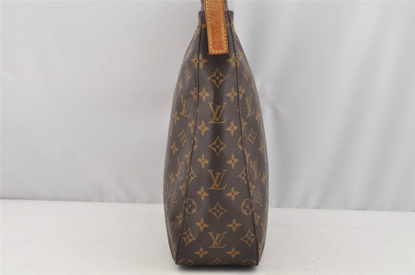 Authentic Louis Vuitton Monogram Looping GM Shoulder Bag M51145 LV 4653I