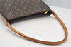Authentic Louis Vuitton Monogram Looping GM Shoulder Bag M51145 LV 4653I