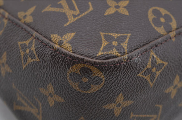 Authentic Louis Vuitton Monogram Looping GM Shoulder Bag M51145 LV 4653I
