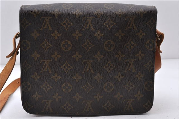 Auth LOUIS VUITTON Monogram Cartouchiere GM Shoulder Cross Bag M51252 LV 4655C