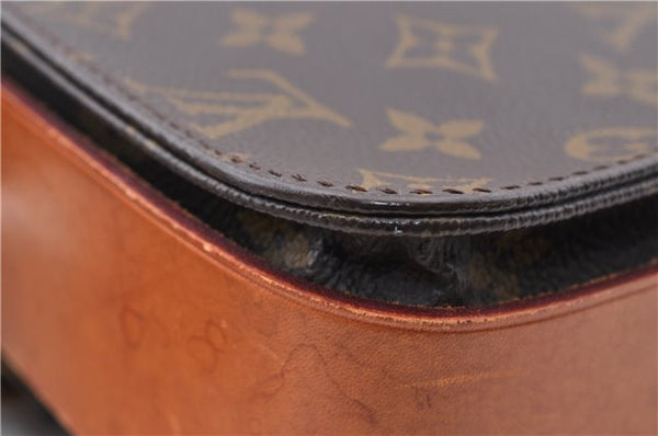 Auth LOUIS VUITTON Monogram Cartouchiere GM Shoulder Cross Bag M51252 LV 4655C