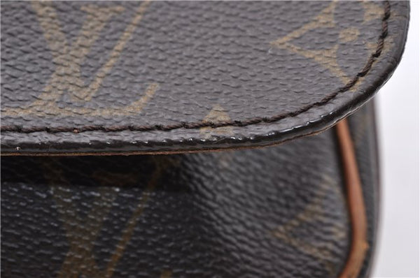 Auth LOUIS VUITTON Monogram Cartouchiere GM Shoulder Cross Bag M51252 LV 4655C