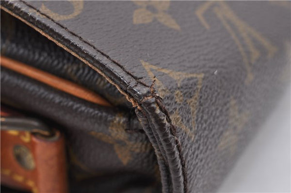 Auth LOUIS VUITTON Monogram Cartouchiere GM Shoulder Cross Bag M51252 LV 4655C