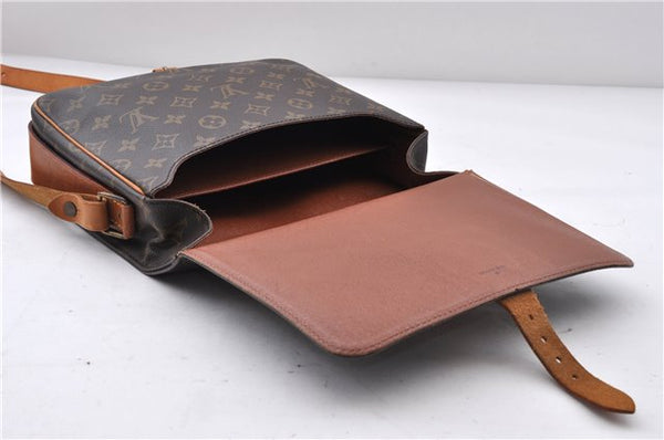 Auth LOUIS VUITTON Monogram Cartouchiere GM Shoulder Cross Bag M51252 LV 4655C