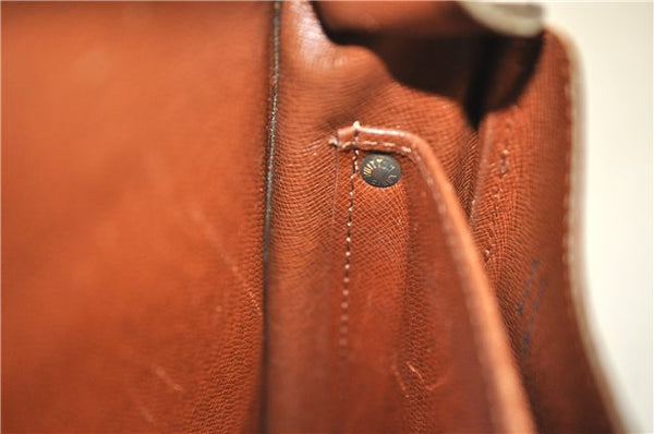 Auth LOUIS VUITTON Monogram Cartouchiere GM Shoulder Cross Bag M51252 LV 4655C