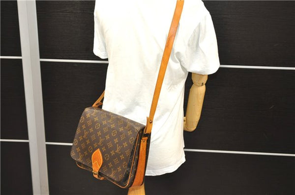 Auth LOUIS VUITTON Monogram Cartouchiere GM Shoulder Cross Bag M51252 LV 4655C